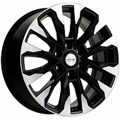 Khomen KHW 2010 8x20 6*139.7 ET60 DIA95.1 Black-FP Литой