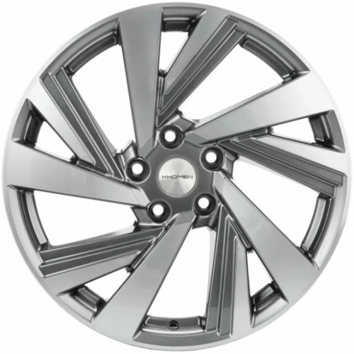 Khomen KHW 1801 7.5x18 5*114.3 ET50 DIA66.1 Black-FP Литой