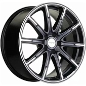 Khomen KHW 1903 8.5x19 5*112 ET25 DIA66.6 Black-FP Литой