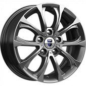 K&K Urals 6.5x15 5*110 ET35 DIA65.1 Дарк платинум Литой