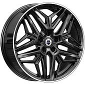 K&K Колумб 7x19 5*112 ET43 DIA57.1 Алмаз черный Литой