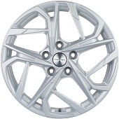 Khomen KHW 1716 7x17 5*112 ET45 DIA57.1 F-Silver Литой