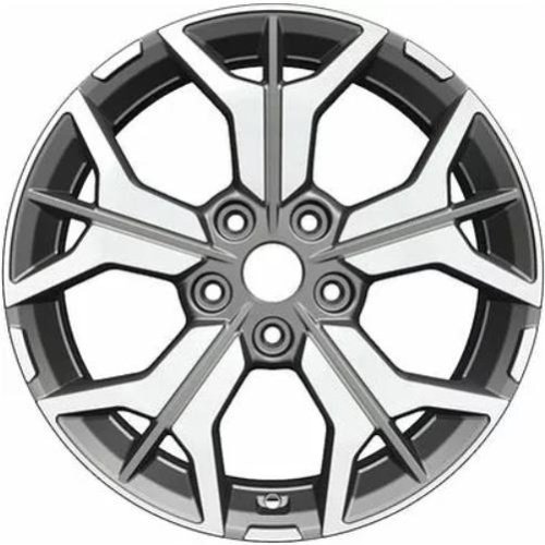 Khomen KHW 1715 7x17 5*110 ET46 DIA63.3 Gray-FP Литой