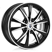K&K Спайдер 6.5x16 5*108 ET50 DIA63.3 Алмаз черный Литой