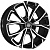 Khomen KHW 1907 7.5x19 5*120 ET30 DIA66.1 Black-FP Литой