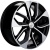 Khomen KHW 1703 7x17 5*108 ET43 DIA65.1 Black-FP Литой Khomen KHW 1703 7x17 5*108 ET43 DIA65.1 Black-FP Литой