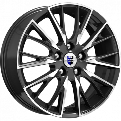 K&K Солт 6.5x17 5*114.3 ET45 DIA66.1 Алмаз черный Литой