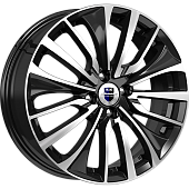K&K Flanker 6.5x17 5*114.3 ET45 DIA66.1 Алмаз черный Литой