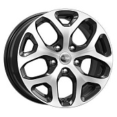 K&K КС869 6.5x16 5*114.3 ET50 DIA67.1 Алмаз черный Литой
