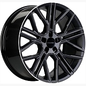 Khomen KHW 2101 9.5x21 5*120 ET49 DIA72.6 Black Matt MR Литой