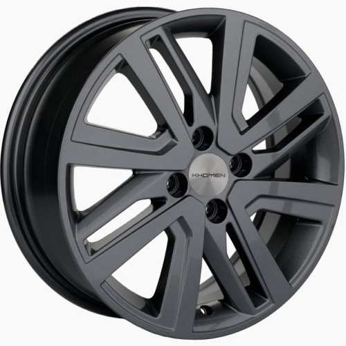 Khomen KHW 1609 6x16 4*100 ET37 DIA60.1 Gray Литой