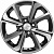 Khomen KHW 1501 6x15 4*100 ET37 DIA60.1 Black-FP Литой