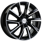 Khomen KHW 1507 6x15 5*100 ET40 DIA57.1 Black-FP Литой