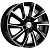 Khomen KHW 1507 6x15 5*100 ET38 DIA57.1 Black-FP Литой