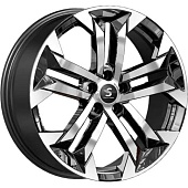 K&K КР015 7.5x19 5*114.3 ET40 DIA64.1 Алмаз черный Литой