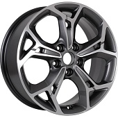 Khomen KHW 1702 7x17 5*114.3 ET46 DIA67.1 Gray-FP Литой