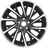 Khomen KHW 1804 7.5x18 5*108 ET47 DIA60.1 Black-FP Литой