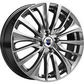 K&K Flanker 6.5x17 5*114.3 ET45 DIA66.1 Дарк платинум Литой