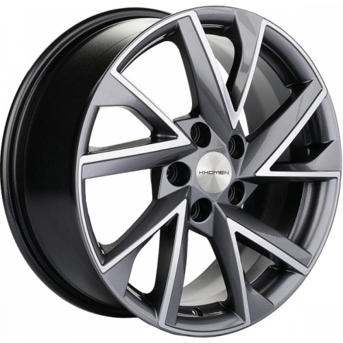 Khomen KHW 1714 7x17 5*112 ET45 DIA57.1 Black-FP Литой