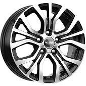K&K КС736 6.5x16 5*114.3 ET41 DIA67.1 Алмаз черный Литой