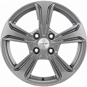 Khomen KHW 1502 6x15 4*100 ET48 DIA54.1 Gray Литой