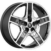 K&K КР008 8.5x20 5*108 ET43 DIA60.1 Алмаз черный Литой