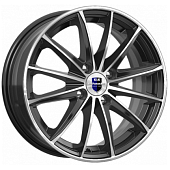 K&K Пойнт Бланк 6x15 4*100 ET40 DIA67.1 Дарк платинум Литой