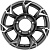 Khomen KHW 1505 5.5x15 5*139.7 ET5 DIA108.1 Gray-FP Литой