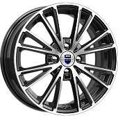K&K Меандр 6x16 4*100 ET50 DIA60.1 Алмаз черный Литой