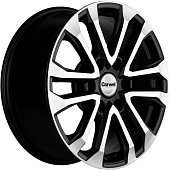 Carwel Пур 7.5x18 6*139.7 ET25 DIA106.1 BL Литой