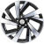 Khomen KHW 1801 7.5x18 5*114.3 ET50 DIA66.1 Black-FP Литой Khomen KHW 1801 7.5x18 5*114.3 ET50 DIA66.1 Black-FP Литой