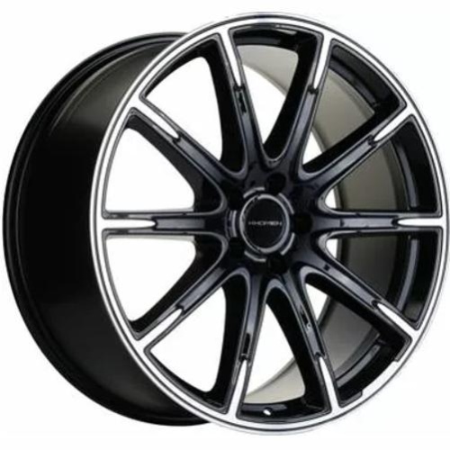 Khomen KHW 2102 10.5x21 5*112 ET45 DIA66.6 Black-FP Matt Литой