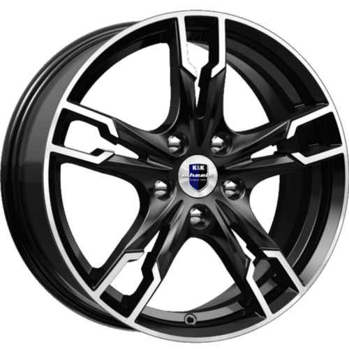 K&K Солар 7x17 4*100 ET41 DIA60.1 Алмаз черный Литой